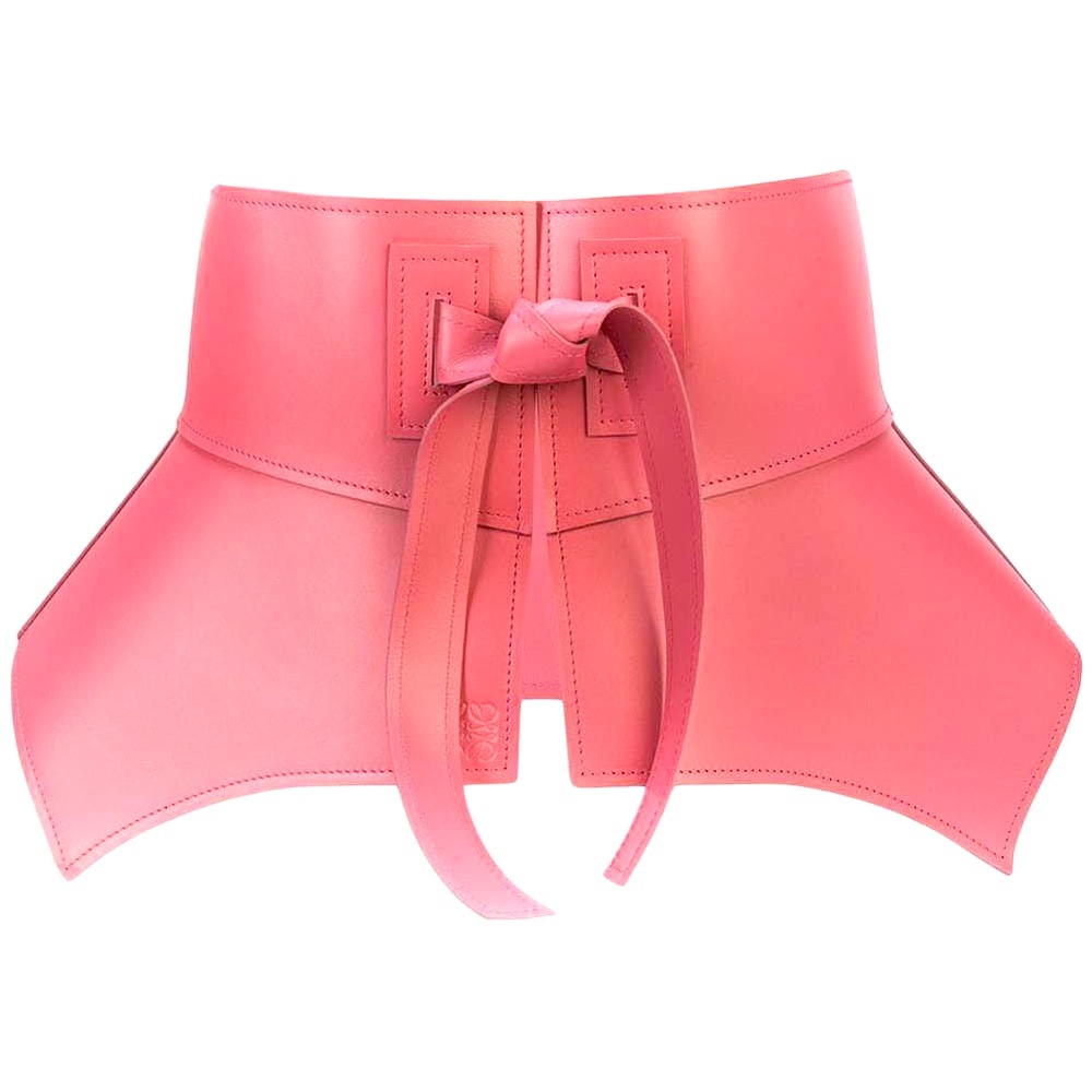 LOEWE OBI LEATHER CORSET BELT